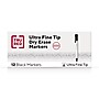 TRU RED™ Pen Dry Erase Markers, Ultra Fine Tip, Black, 12/Pack (TR61438-CC)~#|#~E00D6C4D-D657-4155-936DCEA2EB37294E_sc7