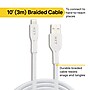 NXT Technologies™ 10 Ft. Braided Lightning to USB Cable, White (NX60463)~#|#~E0197CCB-6ABB-4582-9146CDA85691440C_sc7