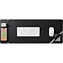 JOURNEY ALTI SLIM Wireless Charging Vegan Leather/Felt Desk Pad, 11.8" x 32.6", Black (JWCDMSBK)~#|#~E022A410-77CC-4CC2-8A2104A222DE878B_sc7