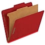 Pendaflex Pressboard Classification Folder, 1-Dividers, 1 3/4" Expansion, Letter Size, Dark Red, 10/Box (23731P)~#|#~E057B887-DB1D-481A-811C1A4C0355E476_sc7