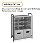 Whitmor Freestanding 12-Compartment Organizer, Gray (5455-10143)~#|#~E070B60E-02D3-47EC-AC2596D34D510B93_sc7