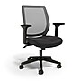 Staples Essentials Ergonomic Fabric Swivel Task Chair, Black (UN56947)~#|#~E070C60B-5D5A-40B2-9AFB041BBBD6FC19_sc7