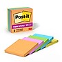 Post-it Super Sticky Notes, 3" x 3", Energy Boost Collection, 90 Sheet/Pad, 5 Pads/Pack (654-5SSUC)~#|#~E07963F4-0CAF-49AD-BDEB95F98A5CB1EF_sc7