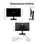 ViewSonic 24" FHD 120Hz LCD Monitor, Height Adjustable, Black (VA2448-MHJ)~#|#~E090AB68-3D54-4949-9CDD3EA1B30C2CC7_sc7