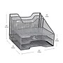 Mind Reader Metal Desktop Organizer Vertical File Holder Paper Letter Tray, Silver (MESHBOX5-SIL)~#|#~E09B6AD5-B3E2-4E58-BD9FC5AE08A26940_sc7