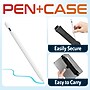 Delton AP7 Stylus Pen for iPad, Wireless Magnetic Charging, White (DAP7)~#|#~E09DD996-2DFF-4900-8A14D6A3058CD68B_sc7