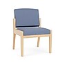 Lesro Amherst Wood Vinyl Guest Chair, Armless, Blue (AW1102.WNA-01CHLN)~#|#~E0AF6801-A5B9-4F12-B1566B1004C295B3_sc7