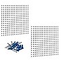 Triton Products LocBoard 24" x 24" x 9/16" Steel Square Hole Pegboards, Set of 2 (LB1-W)~#|#~E0B38B65-C7DF-4377-B90DF07499BDB179_sc7