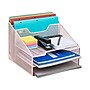 Mind Reader 5-Compartment Metal Desk Organizer, Pink (MESHBOX5-PNK)~#|#~E0B7B0E2-A0D6-4D0D-B476D37BFFD71E33_sc7