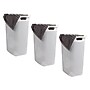 Mind Reader 15.8 Gallon Hamper with Lid, Plastic, White, 3/Pack (3PK60HAMP-WHT)~#|#~E0B7D1C0-C224-4259-83EC678BA2E76380_sc7