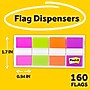 Post-it Flags, .94", Assorted Colors, 160 Flags/Pack (680-PGOP2)~#|#~E0C39E82-B13C-4F00-AF69E9EA9D9DEB79_sc7