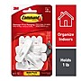 Command Small Utility Hooks, 1 lb., White, 6/Pack (17002-6ES)~#|#~E0DCD667-3AFB-48B3-B793AC6561088B19_sc7