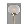 Adesso Hazel 65" Antique Brass Floor Lamp with Round Frosted Shade (4278-21)~#|#~E0E39146-0358-49F4-808351B1F31E7327_sc7