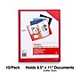 Staples 10% Recycled Smooth 2-Pocket Paper Presentation Folder with Fasteners, Assorted Colors, 10/Pack (13367-US)~#|#~E0F9A178-D625-4664-AD173E7EA648491F_sc7