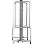 National Public Seating Robo Series 5-Panel Folding Mobile Room Divider, 72"H x 118"W, Clear Acrylic (RDG6-5CA)~#|#~E113A198-283D-41C6-BEBA1C4D88AA11BF_sc7