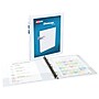 Avery Showcase 1/2" 3-Ring View Binders, Slant Ring, White (19551)~#|#~E116E2A5-3804-43EA-A1CED305C773FF26_sc7