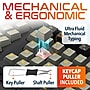 Delton Wireless Ergonomic Mechanical Keyboard with Wrist Rest and Vertical Computer Mouse, Black (DKME450PKT1)~#|#~E124E570-1AD4-4656-8D882D018053AA3D_sc7