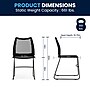 Flash Furniture HERCULES Series Plastic Stacking Chair, Black (RUT498ABK)~#|#~E136CAD0-B11E-4704-84948EF8168416D0_sc7