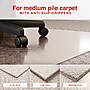 Staples Carpet Chair Mat with Lip, 66" x 60" x 0.145", Designed for Medium-Pile Carpet, Clear (20237-CC)~#|#~E1492EE4-8769-47C7-87E94CB93EEA6255_sc7