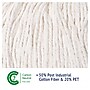 Boardwalk Super Loop Medium Mop Head, Headband (BWK502WHEA)~#|#~E174C4D6-4408-4626-8BDE7296BA08ACFB_sc7