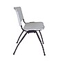 Regency Seating Cain 60" x 24" Training Table, Grey & 2 'M' Stack Chairs, Grey (MTRCT6024GY47GY)~#|#~E180D4C6-ACB6-4DD3-8BC7D4554DA8E558_sc7