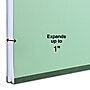 Staples® Classification Folder, 1" Expansion, Letter Size, Light Green, 25/Box (ST18346/TR18346)~#|#~E1B894F5-77C7-4A7E-8F22BD2A238D3E48_sc7