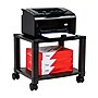 Mind Reader 2-Shelf Mobile Printer Utility Cart with Wheels, Black (PRCARTSM-BLK)~#|#~E1BC4A0D-3D25-4783-93AE3009ECEC26DB_sc7