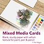 Strathmore 300 Series Mixed Media Cards & Envelopes, 6.875" x 5", White, 6/Pack, 3 Packs/Bundle (STTP305462-3)~#|#~E1F426C1-6C59-4F0C-BD55C09E077A7B8B_sc7
