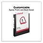 Universal Economy 1" 3-Ring View Binders, D-Ring, Matte Black (UNV20741)~#|#~E2029BBE-5C60-48A0-BE1F203FB26370DE_sc7