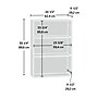 Sauder Beginnings 35"H 3-Shelf Bookcase, Cinnamon Cherry (409086)~#|#~E21F23E5-1BEA-4CC7-8C441D8663C3AAD3_sc7