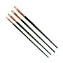 Silver Brush Natural Hog Bristle, Flat Brushes, 4/Pack (SLVGP1070)~#|#~E231E52B-E3B0-4881-BAA892A1FBDECB8F_sc7