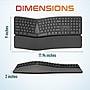 Delton KB250 Wireless Ergonomic Keyboard, Black (DKBE250-WB)~#|#~E23BBFA7-4EDC-4685-869771B4C4D37E32_sc7
