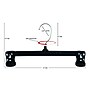 Nahanco 12" Plastic Pinch Grip Skirt/Slack Bottom Hanger, Swivel Hook, Clear, 200/Pack (6012)~#|#~E245CADA-C5A3-4743-B5F04A1F93AB71A1_sc7