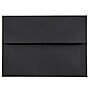 JAM Paper A6 Invitation Envelope 4 3/4" x 6 1/2", Black Linen, 100/Pack (68999d)~#|#~E252D78E-E452-446C-90001E820B1026C9_sc7