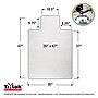 Floortex Cleartex TrYlok Carpet Chair Mat with Lip, 35" x 47", Designed for Low-Pile Carpet, Clear Vinyl (NRCMFLVT0003)~#|#~E26AF5A6-E640-495D-919D626E598F6F76_sc7