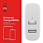 Staples TECH USB-A Wall Charger, 24W, White (ST62318)~#|#~E2715582-0B3E-467C-9ADAA397A349F690_sc7