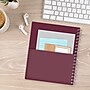 2027 Mead Essentials 7" x 8.75" Calendar Year Daily & Monthly Planner, Plastic Cover, Burgundy (CRD8305027)~#|#~E2734768-EDAF-47D7-A75C1C46D17CBD8B_sc7