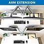 Mount-lt! Adjustable Dual Arms Monitor Desk Mount, Up to 32" Monitors, Silver (MI-1772)~#|#~E28D1388-1341-4507-8B09B36771004469_sc7