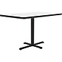 Correll Dry-Erase Markerboard Cafe Table, 30" x 42", Frosty White/Black (BCT3042DE-80)~#|#~E2B1D0CC-AFC1-45FF-BF285164CC786DC0_sc7