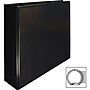 Business Source Round-ring View Binder, 3" Binder Capacity, Letter, Black, 1 Each~#|#~E2BD0818-B34D-4E21-A5B7BA3DEBD869B4_sc7