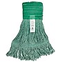 Baseline Twist Looped-End Wet Mop Head, Blend, 16 oz., 5" Headband, Green, 3/Pack (BL63331)~#|#~E2C56B94-5B8B-441D-A1A15F1596D37AD7_sc7