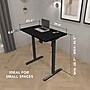 Mount-It! 40"W Electric Rectangular Adjustable Standing Desk, Black (MI-8035)~#|#~E2DCFCF5-2C65-4C9B-B50F7C91359D5180_sc7