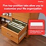 Staples Hanging File Folders, Letter Size, 1/5-Cut Tabs, Standard Green, Includes Tabs & Paper Inserts - 50/Pack~#|#~E2DFB388-5EC4-4E4E-915A80E6D5FF9369_sc7