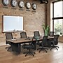 Regency Array 144"W x 48"D Conference Table with Grommet, Noble Oak/Black (ACT14448NOBK)~#|#~E2E5FAA1-0C0C-4BFF-BB4602AE0C87BA93_sc7