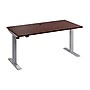Bush Business Furniture Move 40 Series 60"W Electric Height Adjustable Standing Desk, Hansen Cherry/Cool Gray (M4S6030HCSK)~#|#~E2E972A8-C4C7-4BBE-ADC35E274F2B0C4D_sc7