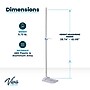 Viva Comfort Portable Stadiometer Height Measuring Rod, White (ADIME907-01-MK)~#|#~E2FA4864-8678-4EE2-BF8DD20D85053B9C_sc7
