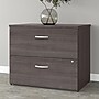 Bush Business Furniture Studio A 2-Drawer Lateral File Cabinet, Locking, Letter/Legal, Storm Gray, 36" (SDF136SGSU-Z)~#|#~E301B565-120D-4780-86438A8E079FA6A1_sc7