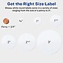 Avery Print-to-the-Edge Laser/Inkjet Round Labels, 2 1/2" Dia, Glossy White, 90 Labels/Pack (22830)~#|#~E30791AF-13E8-448B-996152CBA60BFE37_sc7