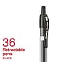 Staples Retractable Gel Pens, Bold Point 1.0mm, Black Ink, 36 Pack – ProGel Smooth‑Flow Pens for High‑Volume Office Use~#|#~E3090281-771D-473B-B0773F801F052733_sc7