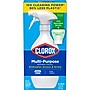 Clorox Multi-Purpose Cleaning Spray System Starter Kit, 1 Spray Bottle and 1 Refill, Crisp Lemon, 1.13 fl. oz. (60160)~#|#~E311C07A-F15D-46EF-9F2BE184C6778CF4_sc7